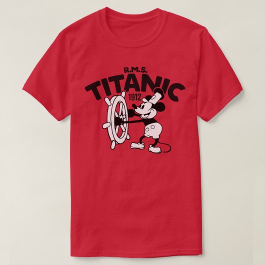 Titanic Steamboat Willie T-Shirt (Design vorne)