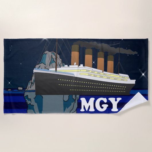 Titanic Strandtuch (Vorderseite)