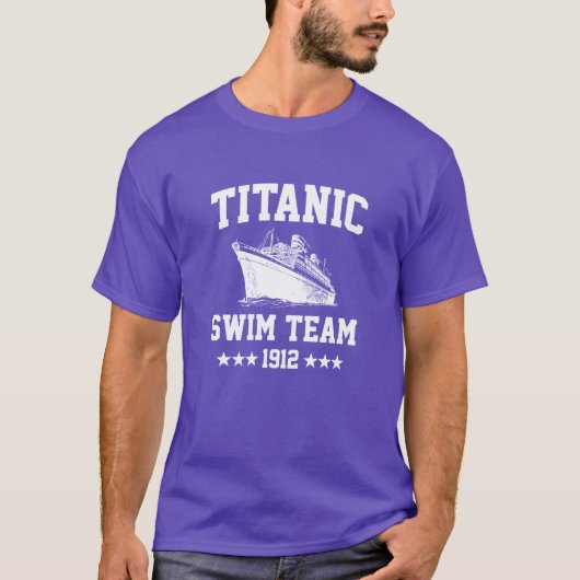 Titanic Swimeam funny cruise ship family T-Shirt (Vorderseite)