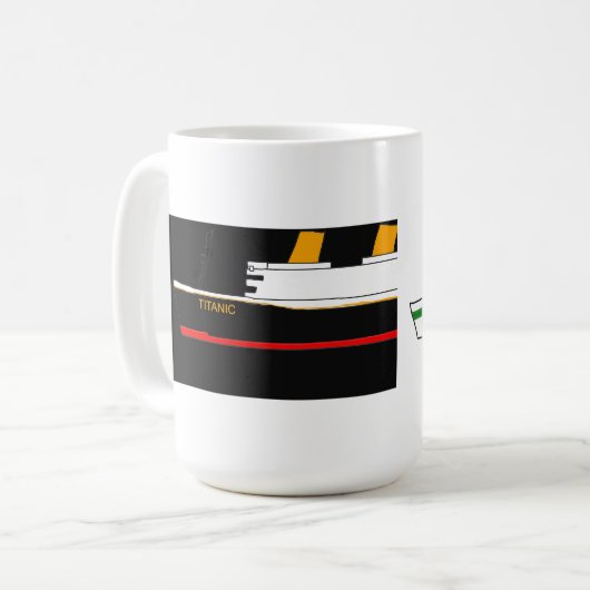 Titanic und Britannische Tasse (Vorderseite Links)