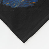 Titanic Van Gogh Starry Night Fleecedecke (Ecke)