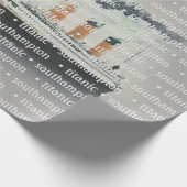 Titanic Vintag Classic White Star Line Schiff Geschenkpapier (Ecke)