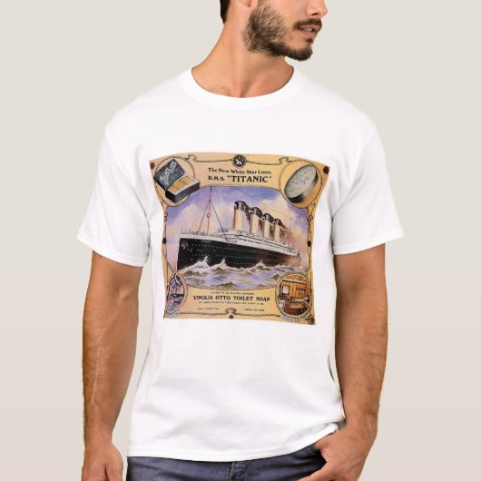 Titanic Vintag Soap Ad T-Shirt (Vorderseite)