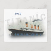 Titanic Vintager benutzerdefinierter Text Postkarte (Vorderseite)