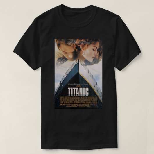 Titanic Werbeaktion Poster T-Shirt (Design vorne)