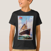 Titanic White Star Line Ölgemälde T-Shirt (Vorderseite)