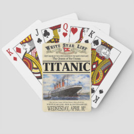 Titanic White Star Line Spielkarten