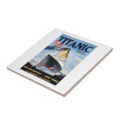 Titanic White Star Line - Weltgrößter Liner Fliese (Seite)
