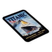 Titanic White Star Line - Weltgrößter Liner Magnet (Rechte Seite)