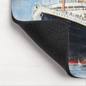 Titanic White Star Line - Weltgrößter Liner Mousepad (Ecke)
