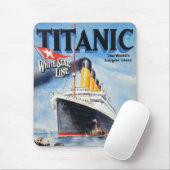 Titanic White Star Line - Weltgrößter Liner Mousepad (Mit Mouse)