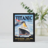 Titanic White Star Line - Weltgrößter Liner Postkarte (Stehend Vorderseite)