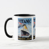 Titanic White Star Line - Weltgrößter Liner Tasse (Links)