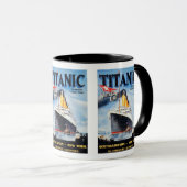 Titanic White Star Line - Weltgrößter Liner Tasse (VorderseiteRechts)