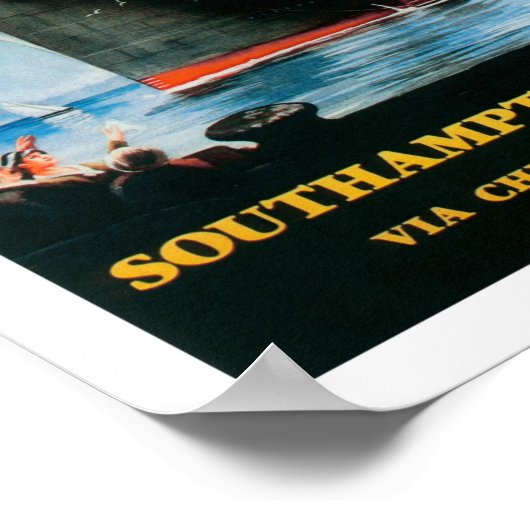 Titanic-World ist der größte Liner! Poster (Ecke)