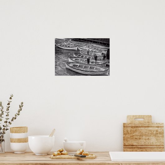 Titanic's Rettungsboote Poster (Küche)