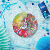 TITANIEN AUF EINER ROTEN BLUME PAPPTELLER (Party)