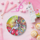 TITANIEN AUF EINER ROTEN BLUME PAPPTELLER (Party)