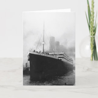 Titanisch im Dock in Southampton Karte