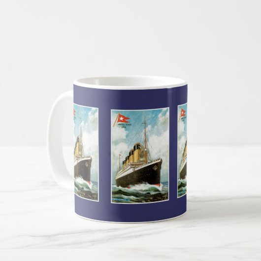 Titanisch in Meer Kaffeetasse (Vorderseite Links)