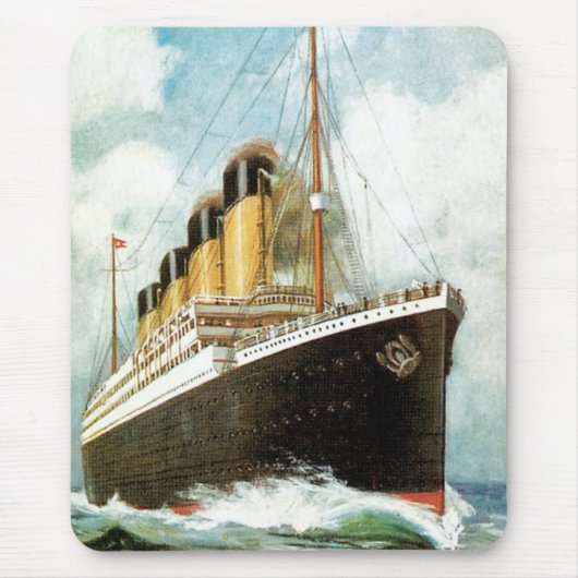 Titanisch in Meer Mousepad (Vorne)