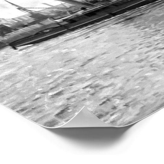 TITANISCH IN SOUTHAMPTON HARBOR POSTER (Ecke)