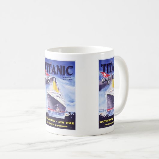 Titanisch, titanisch, kaffeetasse (VorderseiteRechts)