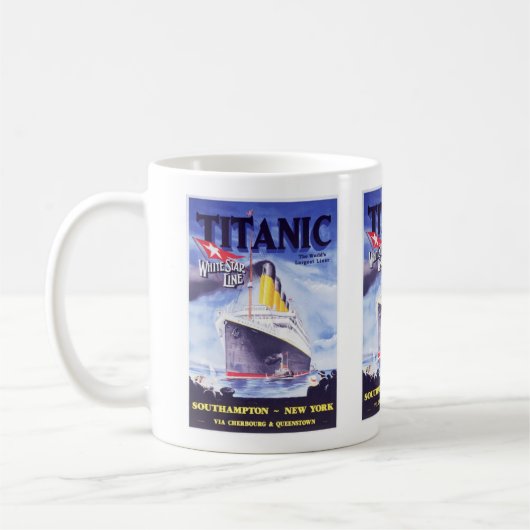 Titanisch, titanisch, kaffeetasse (Links)
