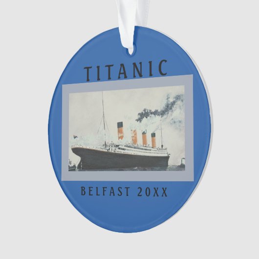 TITANISCH Vintag Ornament (Vorderseite)