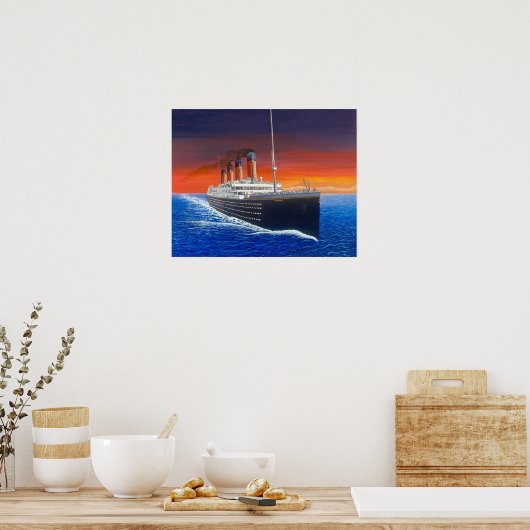 TITANISCHE Art Print Poster (Küche)