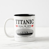 Titanische Geist-Schiff Zwei-Ton Tasse (Links)