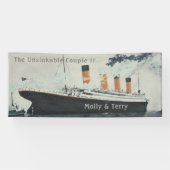 Titanische kundengerechte Fahne Banner (Horizontal)