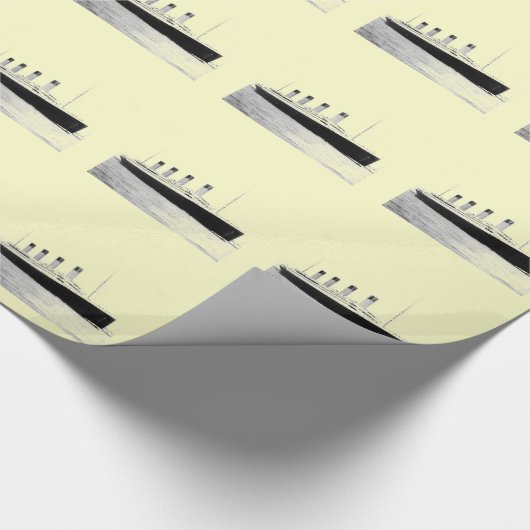 Titanische Passagier-Zwischenlage Effektivwerts Geschenkpapier (Ecke)