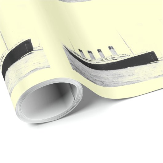 Titanische Passagier-Zwischenlage Effektivwerts Geschenkpapier (Rolleneckpunkt)