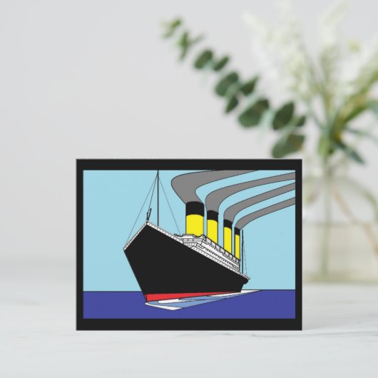 Titanische Postkarte (Stehend Vorderseite)