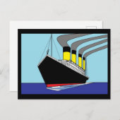 Titanische Postkarte (Vorne/Hinten)