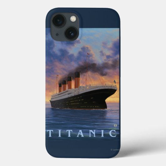 Titanische SceneWhite Stern-Linie Case-Mate iPhone Hülle (Rückseite)