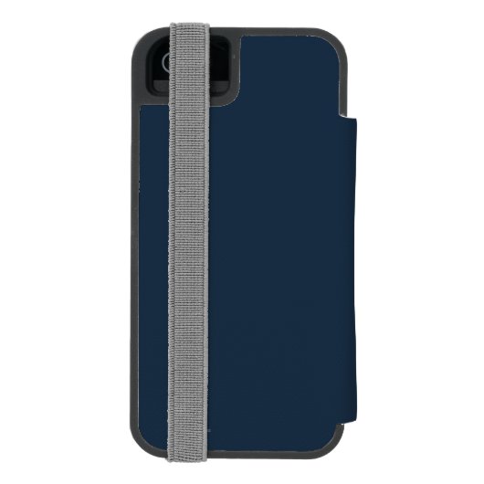 Titanische SceneWhite Stern-Linie Incipio iPhone Geldbeutel-Hülle (Folio Rückseite)