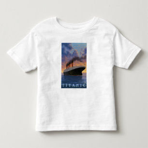 Titanische SceneWhite Stern-Linie Kleinkind T-shirt