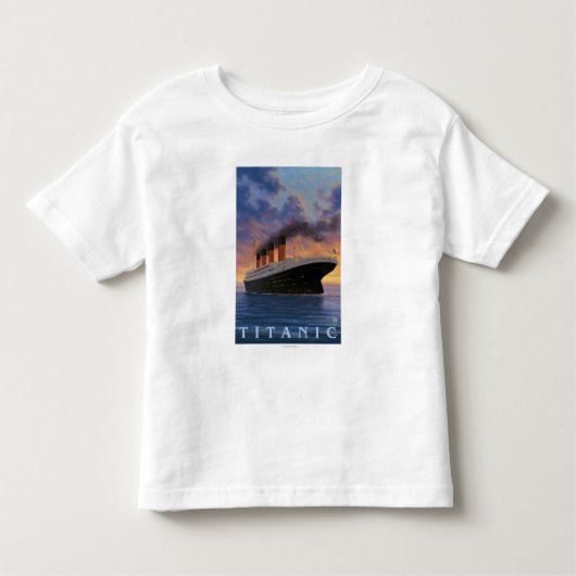 Titanische SceneWhite Stern-Linie Kleinkind T-shirt (Vorderseite)