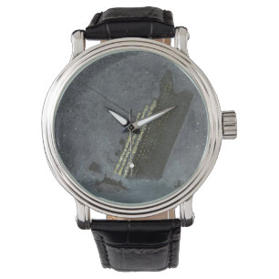 TITANISCHE Uhr, abschließender Momente Fantail am Armbanduhr