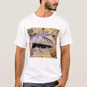 Titanische Vintage Seifen-Anzeige T-Shirt