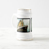 Titanischer 100. Jahrestag Effektivwerts Bierglas (Vorderseite Links)