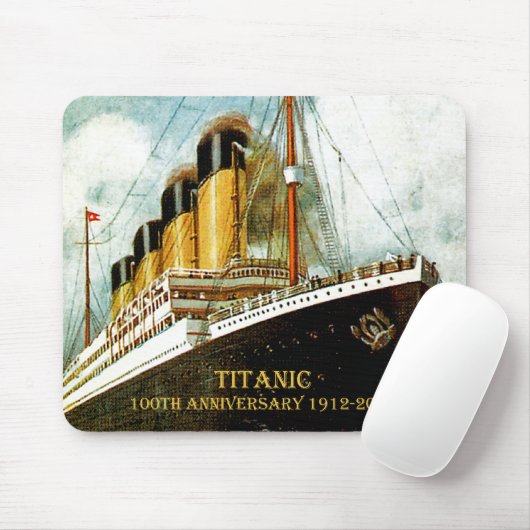 Titanischer 100. Jahrestag Effektivwerts Mousepad (Mit Mouse)
