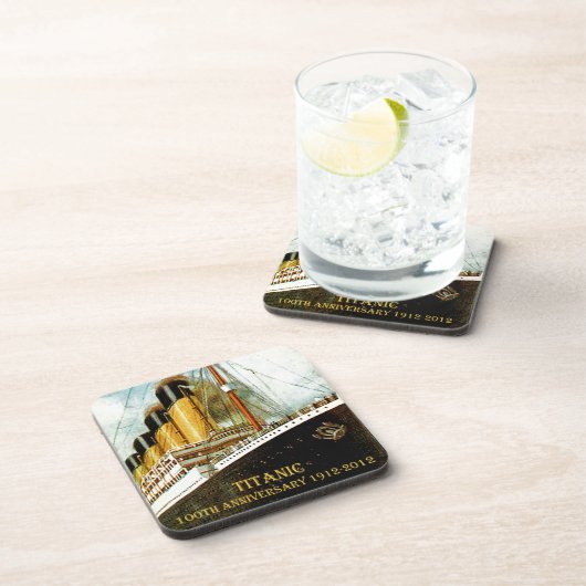 Titanischer 100. Jahrestag Effektivwerts Untersetzer (Rechte Seite)