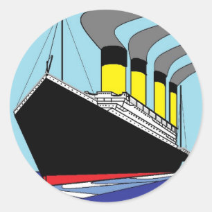 Titanischer Aufkleber