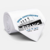 Titanischer sinkender 100-jähriger Jahrestag Krawatte (Gerollt)