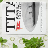 Titanisches Geist-Schiff Küchentuch (Gefaltet)