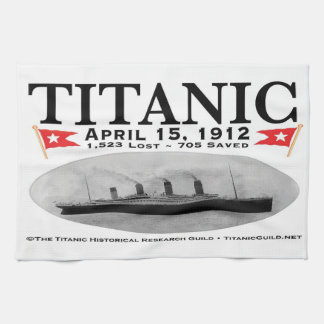 Titanisches Geist-Schiff Küchentuch