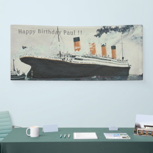 TITANISCHES PARTY BANNER (Messe)